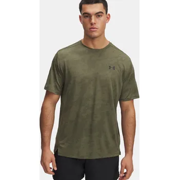Pánské tričko Pánské tričko Under Armour UA Tech Vent Jcqrd SS-GRN - zelené Velikost: M