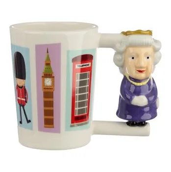 Keramický hrnek Britská královna