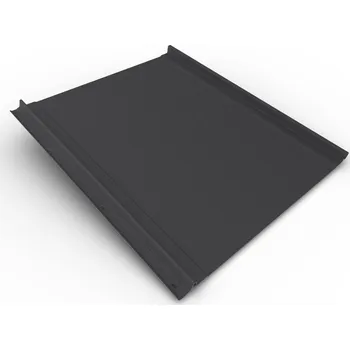 Střešní krytina Belprofile Click Flat Pladur Wrinkle RAL 7016 550 x 0 mm x 0,55 mm 1 ks antracit