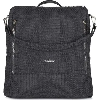 Kabelka Dámský batoh RIEKER C2415-144/7-029 černá W5 -UNI-