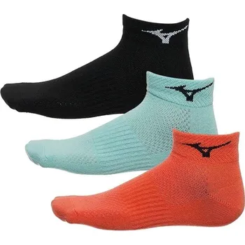 Dámské ponožky Unisex běžecké ponožky Mizuno Training Mid Socks – 3 páry velikost M black, blue, orange
