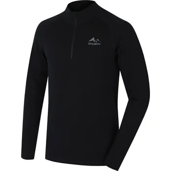 Dámské tričko Husky Merino termoprádlo triko Merow zip M XXXL, black