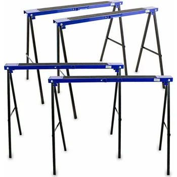 Dílenský stůl Sada Kozlíků Dílenských 4ks Stůl Dílenský Podstavce M17510[17509X2(2x1016)]