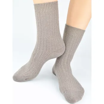 Dámské ponožky Dámské ponožky s vlnou SW027 - 36-41 / mocca