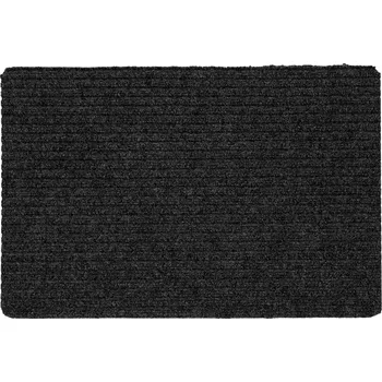 Rohožka Astra Textilní rohožka Rib Line Sprint, 60 × 40 cm, antracitová 453015048