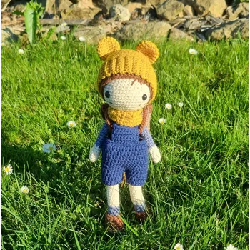 Dekorace do dětského pokoje Háčkovaný školák Lojzík - dekorace do dětského pokoje