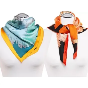 Šátek Dámský šátek Pivonie - oranžová