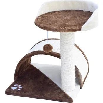 Škrabadlo pro kočky houpací síť lehátko domek pro kočky s vyhlídkovou plošinou M17042