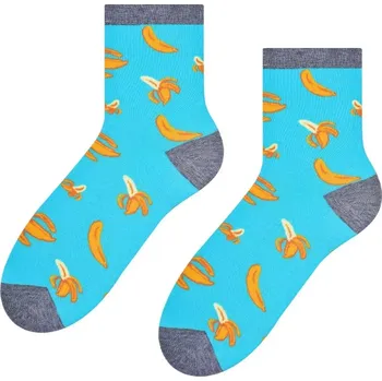 Dámské ponožky Dámské ponožky Banány - 35-37 / tyrkysová