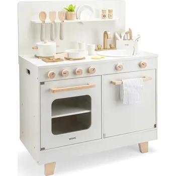 Dětská kuchyňka Dřevěná dětská kuchyňka s myčkou nádobí