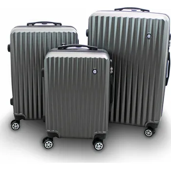 Cestovní kufry tašky na dovolenou Sada kufrů 3 ks ABS tvrdé M17077