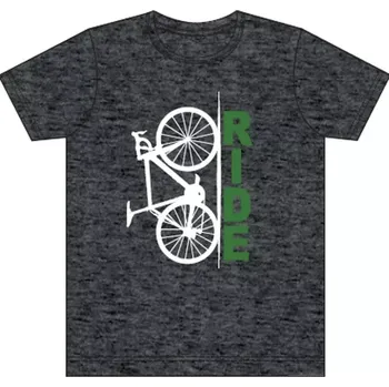 Pánské tričko Pánské triko Ride - 2XL / tmavě šedý melír