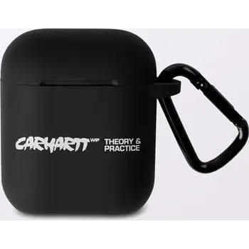 Pouzdro na mobilní telefon Carhartt WIP Theory and Practice AirPods Case - AirPods Black/White