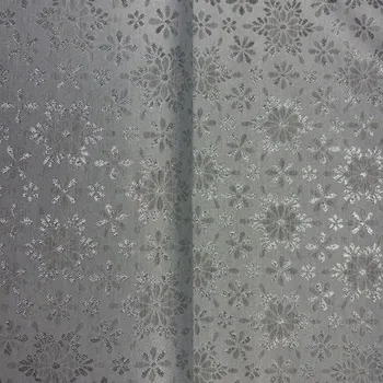 Tegatex Lurexová látka metráž - stříbrné vločky šedá