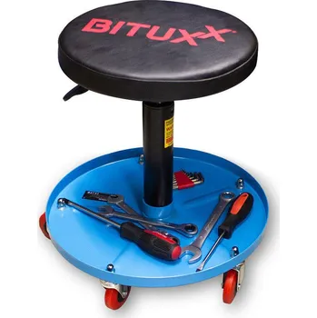 Stolička Otočná dílenská stolička s pneumatickým nastavením výšky M15732