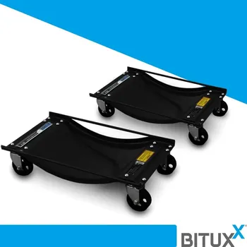 Manipulační vozík Sada 2 ks komplet na kolečkách dílenský BITUXX M19647