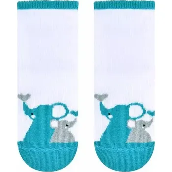 Dámská móda Kojenecké ponožky slůňata - 11-13 / bílá