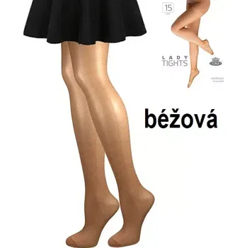 Dámské punčochy Dámské punčocháče LADYtights 15 DEN - 2 (S) / béžová