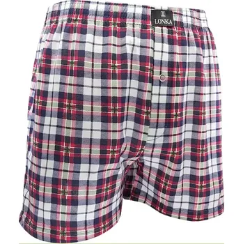 Trenýrky Pánské trenýrky Karel 13 - XL / bílá/červená