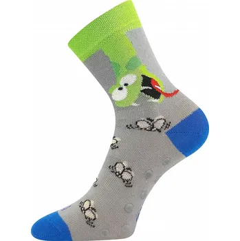 Dámské punčochy Dětské ponožky Woodik ABS - 35-38 / světle šedá