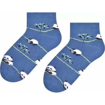 Dětské ponožky Pandičky - 26-28 / modrá