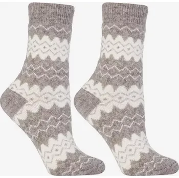 Dámská móda Dámské silné ponožky Barunka - 35-38 / světle hnedá