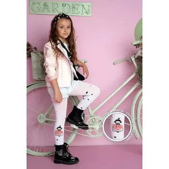 Dámské punčochy Dívčí punčocháče Quinn 40 DEN - 116-122 / pudrově růžová