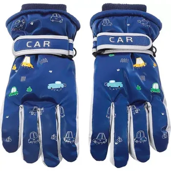 Rukavice Chlapecké lyžařské rukavice RN-009 - 16 cm / tmavě modrá