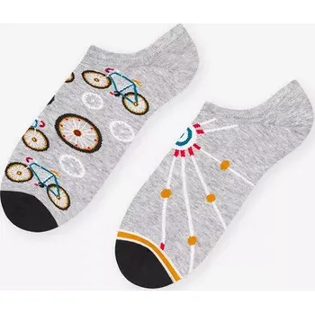 Dámské ponožky Dámské nestejné ťapky Bike - 39-42 / světle šedá