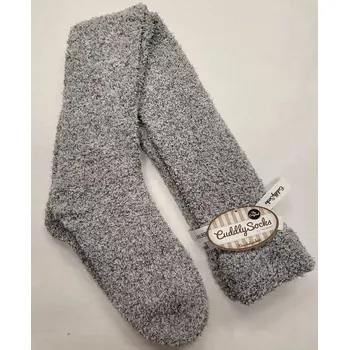 Dámské ponožky Dámské nadkolenky Cuddly - 35-42 / světle šedá
