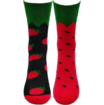 Pánské ponožky Dospělé nestejné ponožky Jsem Jahoda - 39-41 / červená