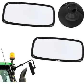 Zrcadlo Vnější knoflíkové zrcadlo univerzální 28,5x15,5 cm sada 2 ks. - 28,5x15,5 cm