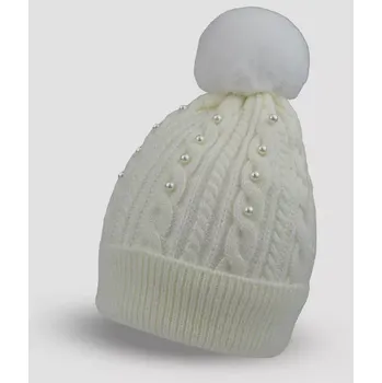 Čepice Dámská pletená čepice CZ008 - 56-58 / lněná