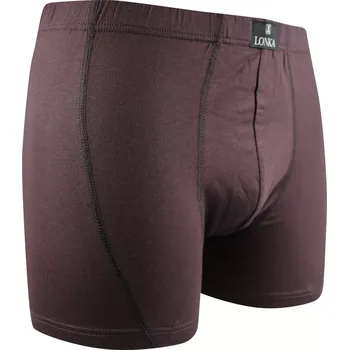 Boxerky Pánské modalové boxerky Bernard - M / tmavě hnědá