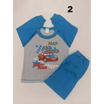 Chlapecké pyžamo Auta dlouhé - 86 / modrá / 2