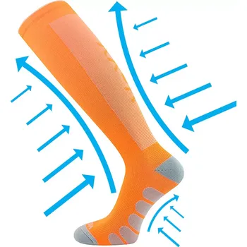 Pánské oblečení Kompresní podkolenky Formig - 39-42 / oranžová