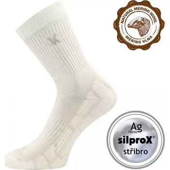 Dámské ponožky Dospělé vlněné ponožky Twarix - 35-38 / bílá