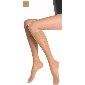 Dámské punčochy Dámské podkolenky G - Super 15 DEN - 2 páry - natural