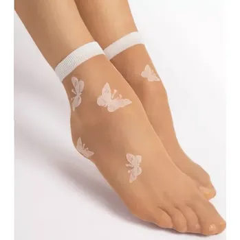 Dámské punčochy Dámské ponožky Summer 15 DEN - Uni / natural/biela