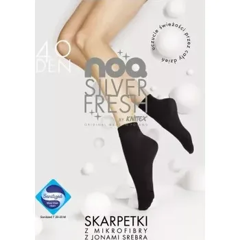 Dámské punčochy Dámské ponožky Silver Fresh 40 DEN - černá