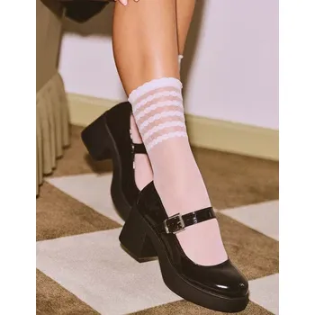 Dámské punčochy Dámské tenké ponožky Lora 20 DEN - Uni / bílá