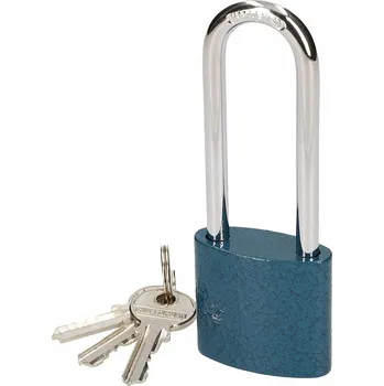Visací zámek Litinový visací zámek s dlouhou rukojetí, klíč k zámku 40 mm - 38 mm