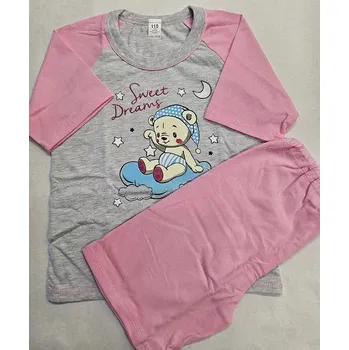 Dívčí pyžamo Dívčí pyžamo Sweet Dreams krátké - 110 / světle růžová