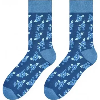 Pánské ponožky Pánské ponožky Many Flowers - 39-42 / modrá