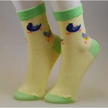 Dámské ponožky Dámské ponožky Kuřátka - 38-40 / žlutá