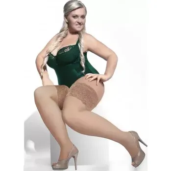 Dámské punčochy Krajkové pásy na stehna Lace Band - 7-8 / bílá