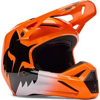 Helma na motorku Fox 36387-824 Yth V1 Shield Helmet, Fluorescent Orange vel. YL
