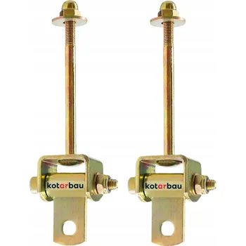 Příslušenství pro plot Ocelový hákový nástavec 118mm 2ks.