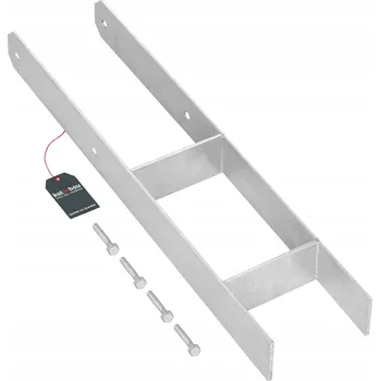 Příslušenství pro plot Základna sloupu h pro zapuštění 120 mm - 120 mm