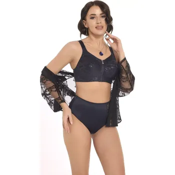 Podprsenka Měkká podprsenka s kosticí Viki Zuza 586 Night Blue 80-95 noční modrá 95C